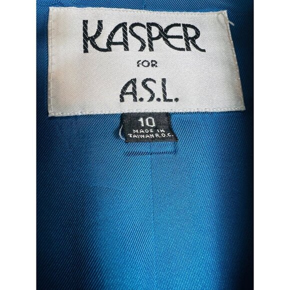 Vintage Kasper Blue Blazer - Picture 5 of 10